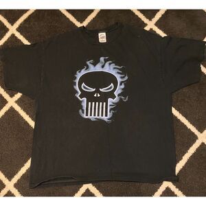 Vintage Marvel comics The Punisher Logo skull shirt
